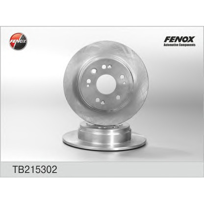 Photo Disque de frein FENOX TB215302