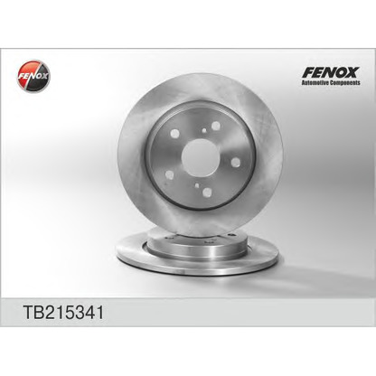 Photo Disque de frein FENOX TB215341