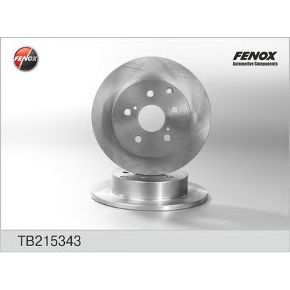 Foto Disco  freno FENOX TB215343