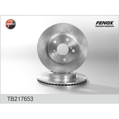 Photo Disque de frein FENOX TB217653