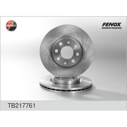 Photo Disque de frein FENOX TB217761