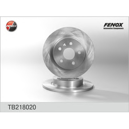 Photo Disque de frein FENOX TB218020
