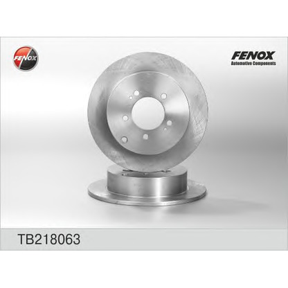 Photo Brake Disc FENOX TB218063