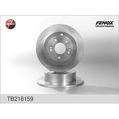 Photo Brake Disc FENOX TB218159