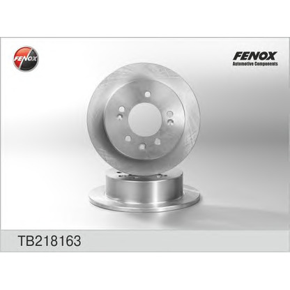 Photo Disque de frein FENOX TB218163