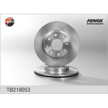 Photo Disque de frein FENOX TB219053