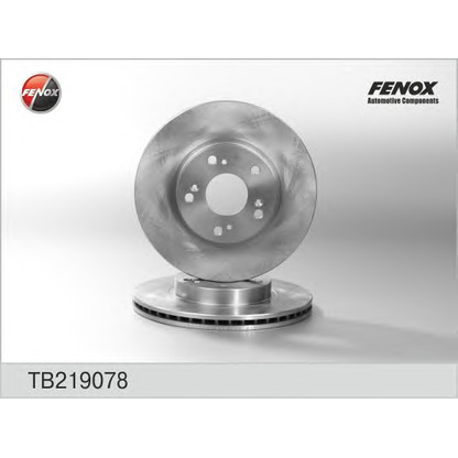 Photo Disque de frein FENOX TB219078
