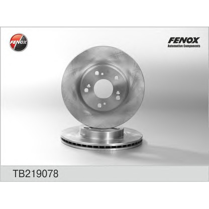 Foto Disco de freno FENOX TB219078