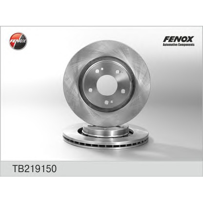 Photo Disque de frein FENOX TB219150