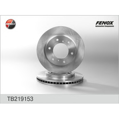 Photo Disque de frein FENOX TB219153