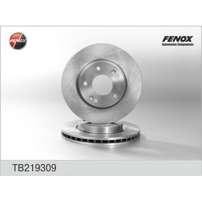 Photo Disque de frein FENOX TB219309