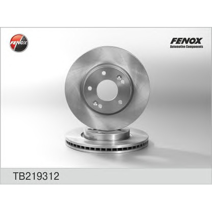 Foto Disco  freno FENOX TB219312