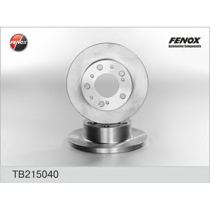 Foto Disco de freno FENOX TB215040