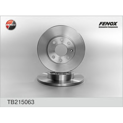Photo Disque de frein FENOX TB215063