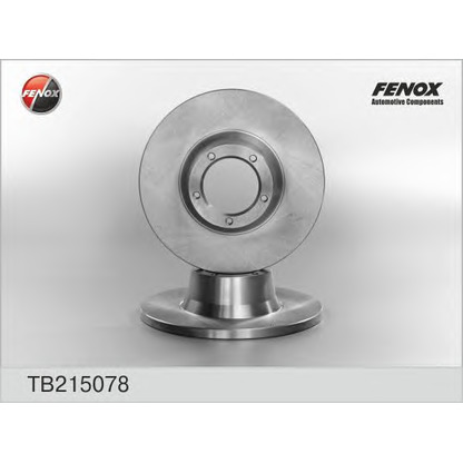 Photo Disque de frein FENOX TB215078
