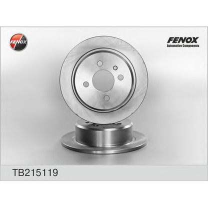 Photo Disque de frein FENOX TB215119