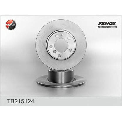 Photo Disque de frein FENOX TB215124
