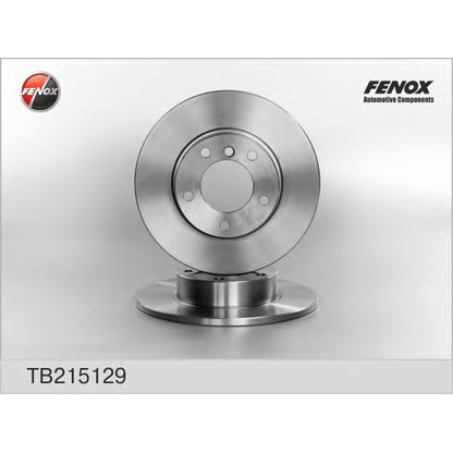 Photo Brake Disc FENOX TB215129