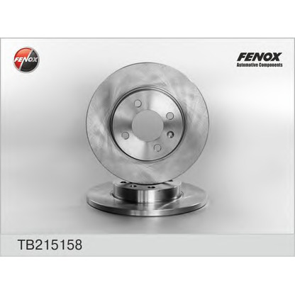Photo Disque de frein FENOX TB215158