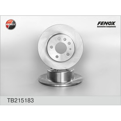 Photo Brake Disc FENOX TB215183