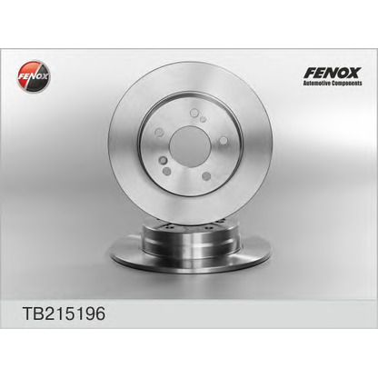 Photo Disque de frein FENOX TB215196