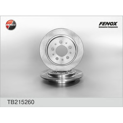 Photo Brake Disc FENOX TB215260