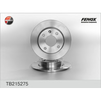 Photo Brake Disc FENOX TB215275
