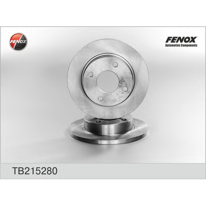 Photo Brake Disc FENOX TB215280