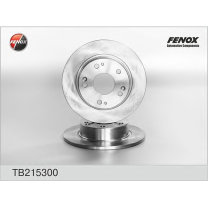Photo Brake Disc FENOX TB215300