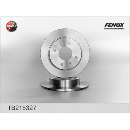 Photo Disque de frein FENOX TB215327