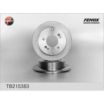 Photo Brake Disc FENOX TB215383