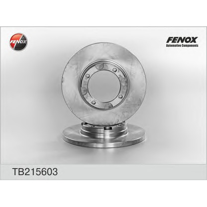 Foto Disco de freno FENOX TB215603