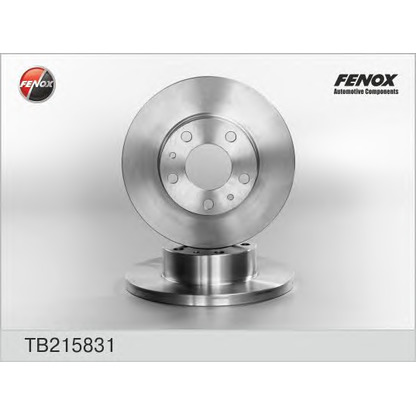 Photo Disque de frein FENOX TB215831