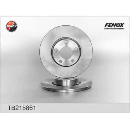 Photo Brake Disc FENOX TB215861