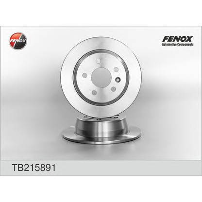 Photo Disque de frein FENOX TB215891