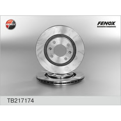 Foto Disco de freno FENOX TB217174