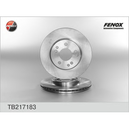Photo Disque de frein FENOX TB217183