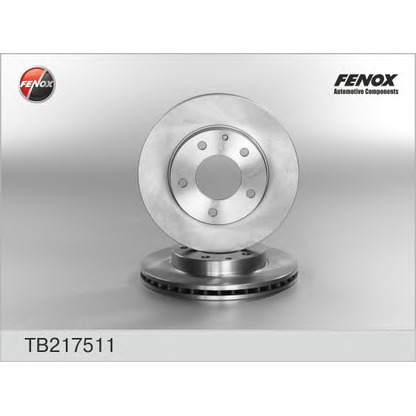 Photo Disque de frein FENOX TB217511