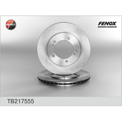 Photo Disque de frein FENOX TB217555