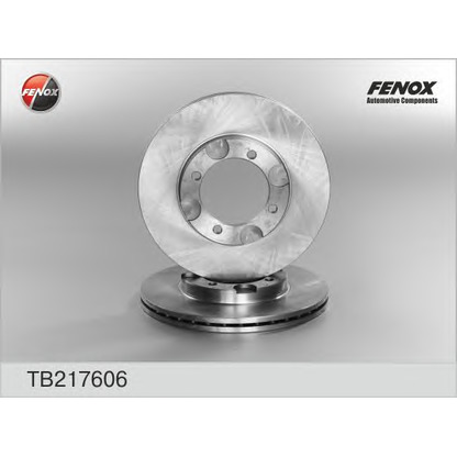 Photo Disque de frein FENOX TB217606