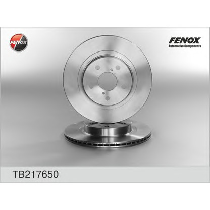 Photo Disque de frein FENOX TB217650