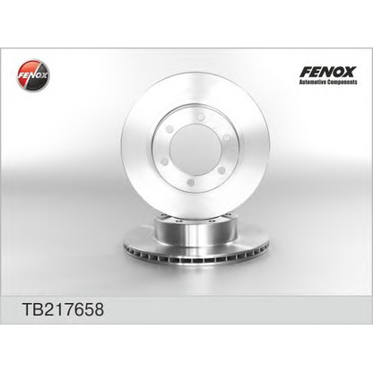 Photo Disque de frein FENOX TB217658