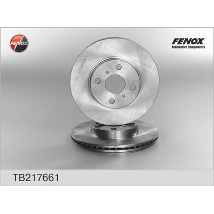 Photo Disque de frein FENOX TB217661