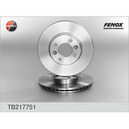 Photo Disque de frein FENOX TB217751