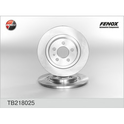 Photo Disque de frein FENOX TB218025