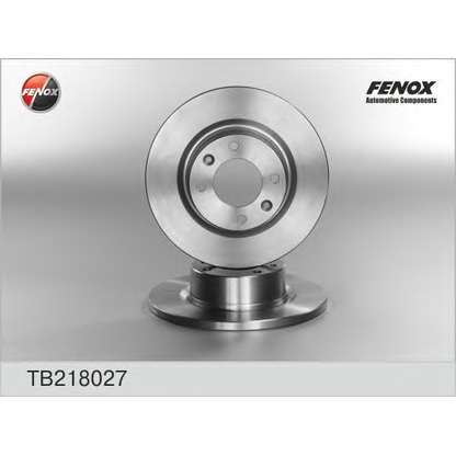 Photo Disque de frein FENOX TB218027