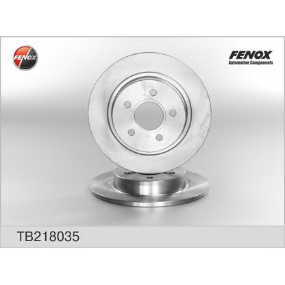 Photo Disque de frein FENOX TB218035