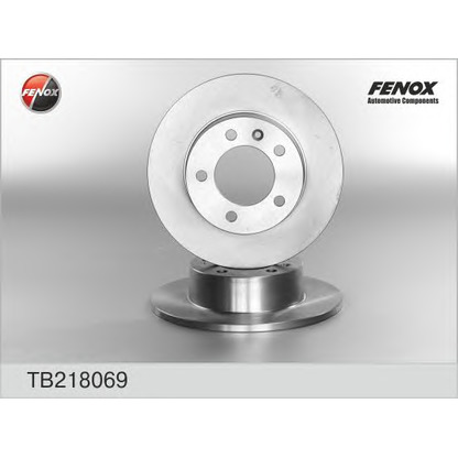 Photo Disque de frein FENOX TB218069