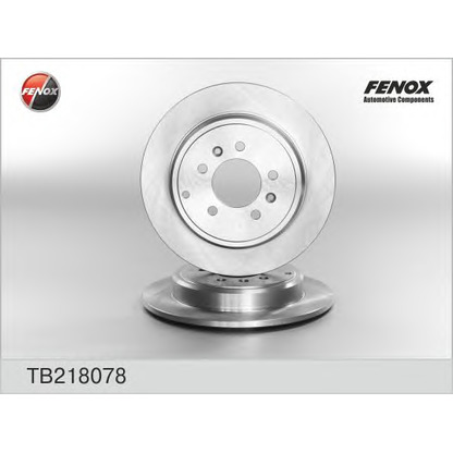 Photo Disque de frein FENOX TB218078