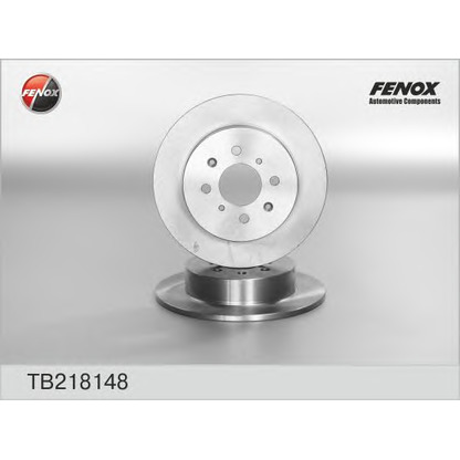 Photo Disque de frein FENOX TB218148